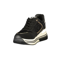 Blue Polyurethane Women Sneaker