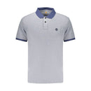 Blue Cotton Men's Polo Shirt