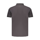 Black Cotton Men Polo Shirt