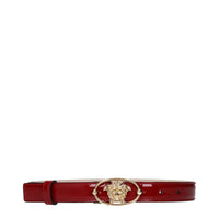 Red Leather Regular Belt