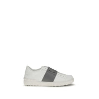 White Calf Leather Bos Taurus Low Top Sneakers