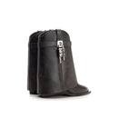 Black Leather Ankle Boots
