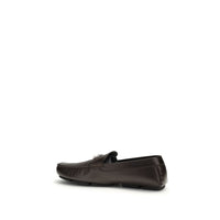 Brown Calf Leather Bos Taurus Slip-On Loafers
