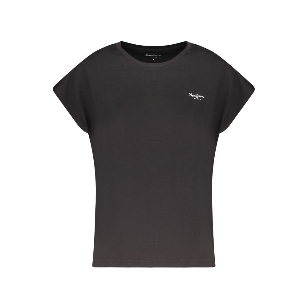 Black Organic Cotton Women T-Shirt