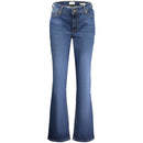 Blu Cotton Women Jeans