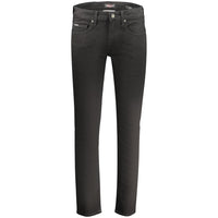 Black Cotton Mens Jeans