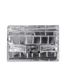 Gray Leather Cardholder