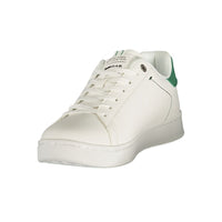 White Polyurethane Men Sneaker