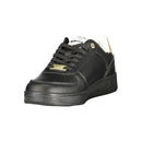 Black Polyurethane Women Sneaker