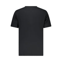 Black Cotton Men T-Shirt
