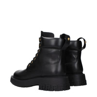 Black Leather Ankle Boots