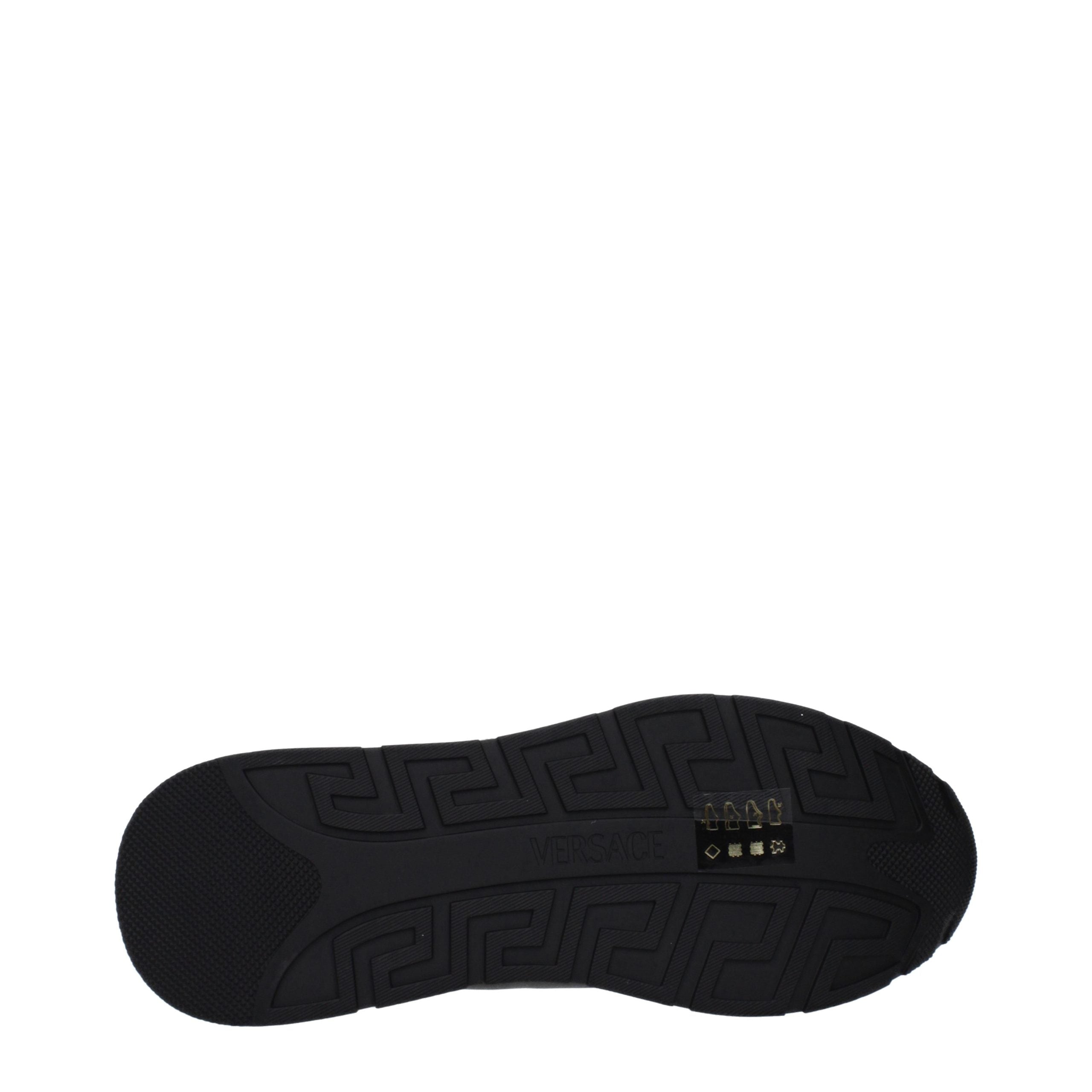 Black Leather Low Top Sneakers