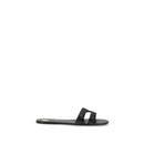 Black Calf Leather Bos Taurus Sandals