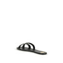 Black Calf Leather Bos Taurus Sandals