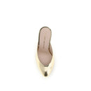 Silver Calf Leather Bos Taurus Mules