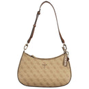Beige Polyurethane Women Handbag