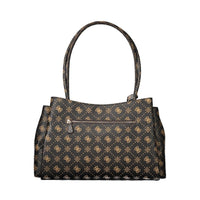 Marrone Polyurethane Women Handbag