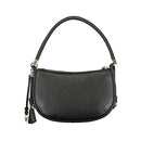 "Nero Polyurethane Women Handbag"