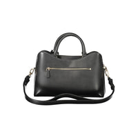 Black Polyurethane Women's Handbag