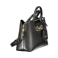 Black Polyurethane Women's Handbag