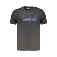 Black Cotton Men T-Shirt