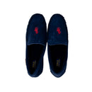 Blue Faux Fur Slippers
