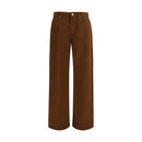 Brown Cotton Pants