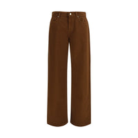 Brown Cotton Pants