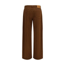 Brown Cotton Pants