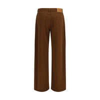 Brown Cotton Pants