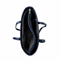 Blue Fur Handbag