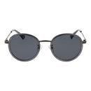 Gray Stainless Steel Sunglasses