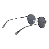 Gray Stainless Steel Sunglasses