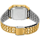 Gold Stainless Steel Digital Watch