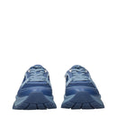 Blue Fabric Sneakers