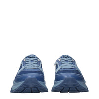 Blue Fabric Sneakers