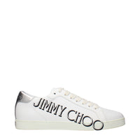 White Leather Low Top Sneakers