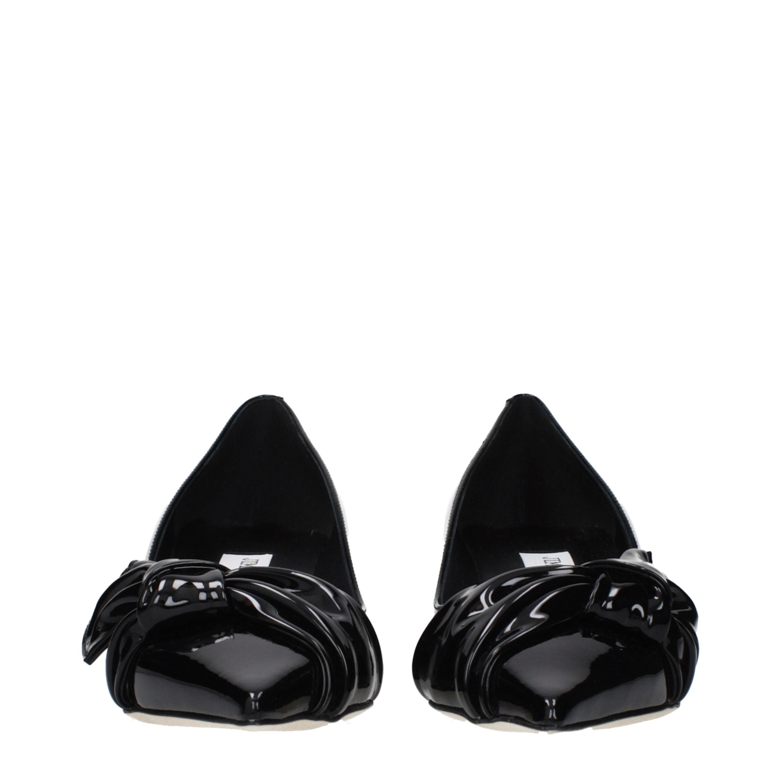 Black Leather Pumps