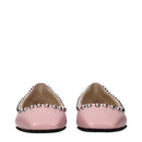 Pink Leather Ballet Flats