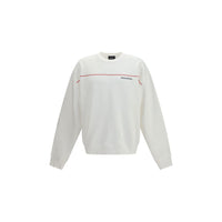 White Cotton Sweatshirt