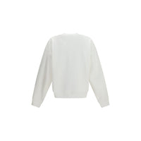 White Cotton Sweatshirt