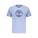 Blue Cotton Men's T-Shirt