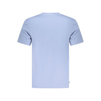 Blue Cotton Men's T-Shirt