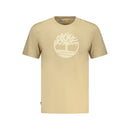 Beige Cotton Men Shirt