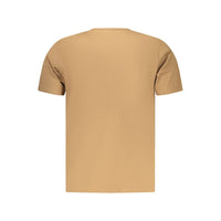Marrone Cotton Men T-Shirt