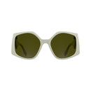 White Injected Sunglasses