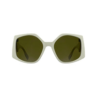 White Injected Sunglasses