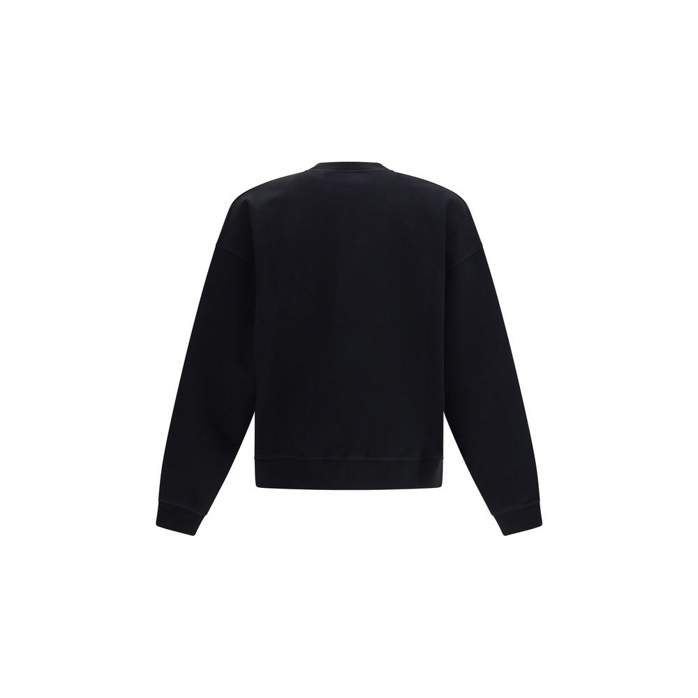 Black Cotton Sweatshirt