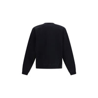 Black Cotton Sweatshirt