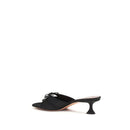 Black Silk Sandals